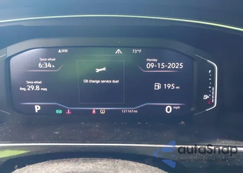 2019 Volkswagen Tiguan 2.0T Se/2.0T Sel/2.0T Sel R-Line/2.0T Sel R-Line Black из США, поврежденный, VIN 3VV2B7AX2KM117443